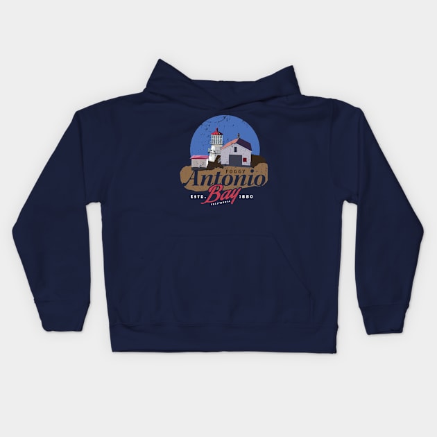 Antonio Bay Kids Hoodie by MindsparkCreative